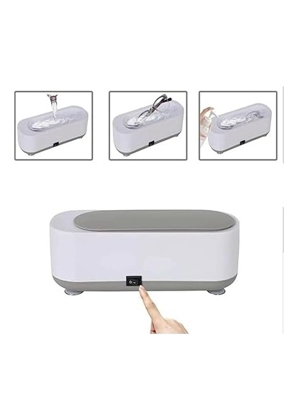 Titreşimli Temizleyici, Taşınabilir Gözlük Takı Saat ve Diş Fırçası Temizleme Cihazı fiyatları