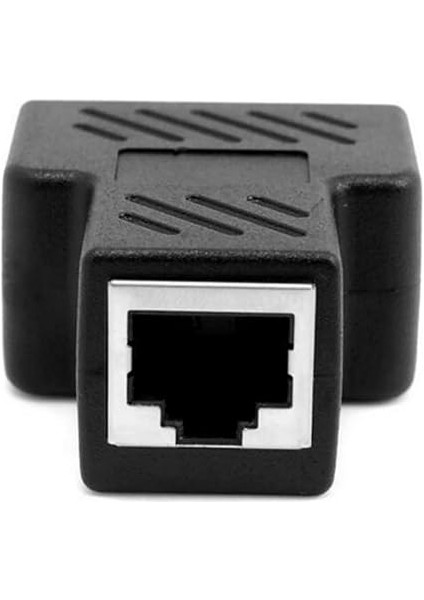 2 Portlu Splitter, Çift Lan Kablosu, Ethernet Bölücü, RJ45 Dişi Adaptör Konnektörü - Ethernet Splitter Cable indirimleri
