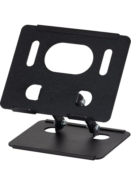 Çelik Tablet Standı Tablet Tutucu Stant Ergonomik Katlanabilir Tablet Standı Çelik Stant (Siyah)