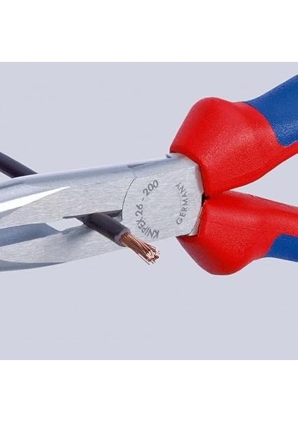 Iğne Burunlu Pense, Keskin Uçlu (Leylek Gagalı Pense) Siyah Atramentize Edilmiş, Çok Bileşenli Saplı 200 mm 26 22 200 indirimleri