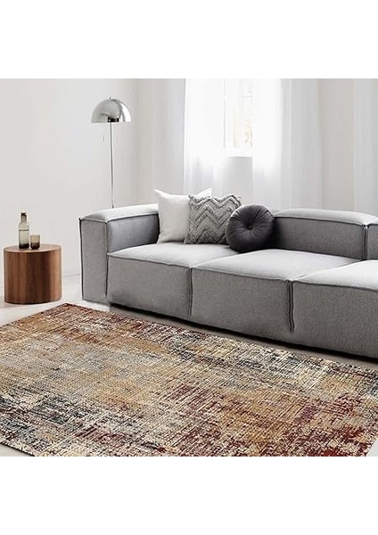 Dizayn Hagan Desenli Pamuk Tabanlı Yıkanabilen Kaydırmaz Antibakteriyel Salon Halısı 160X230 fiyatları