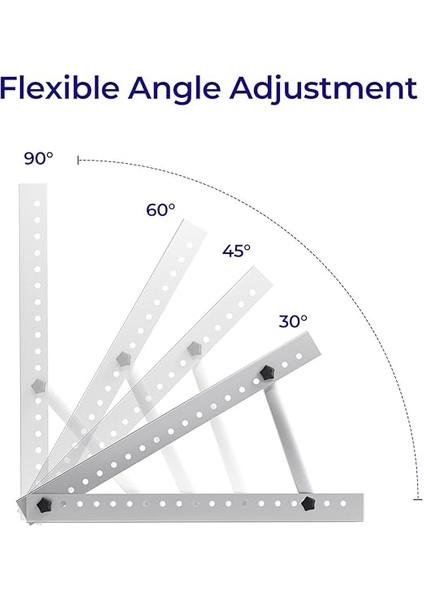 28 Inç Ayarlanabilir Güneş Paneli Montaj Braketleri, Karavan, Çatı, Tekne, Tüm Şebekeler Için Her Düz Yüzeyde Katlanabilir Eğim Ayakları modelleri