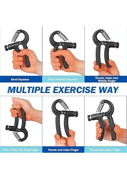 Antrenörü Önkol Antrenman Cihazı, Parmak Dambıl Ayarlanabilir Direnç 5-60 Kg, Parmak Antrenörü, Tutuş Gücü Antrenörü, Sporcular Için Kaymaz ve El Rehabilitasyon Egzersizleri indirimleri