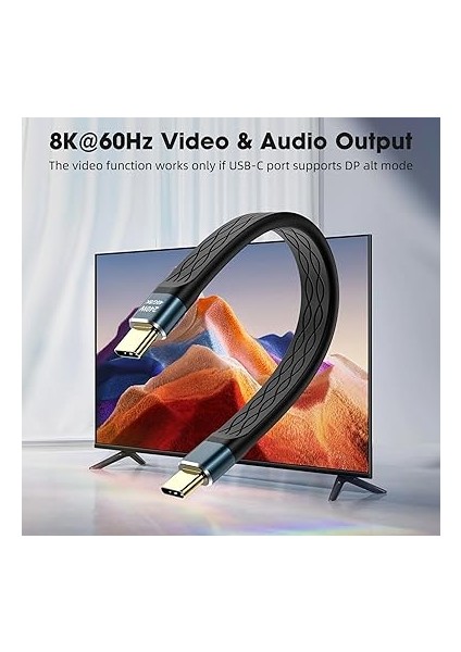 All-In-1 10 cm Usb-C 4 Kablo – Pd3.1 240W Hızlı Şarj ve Yüksek Hızlı Veri Transferi Gri Wan-01 indirimleri