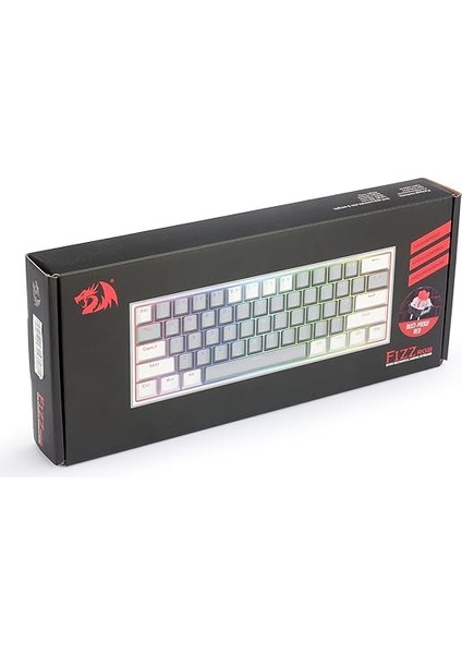 K617 Fizz Rgb Red Switch Kablolu Gri/beyaz Compact Gaming (Oyuncu) Klavye fiyatları