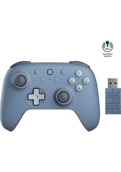 Ultimate 2c Wireless Controller For Windows Pc And Android, With 1000Hz Polling Rate, Hall Effect Joysticks And Hall Triggers, And Remappable L4/r4 Bumpers, Turbo Function (Dark Blue)