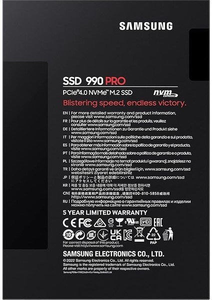 990 Pro Pcıe 4.0 M.2, 2 Tb Ssd, 7.450 Mb/sn Okuma, 6.900 Mb/sn Yazma , ‎ MZ-V9P2T0BW fırsatları