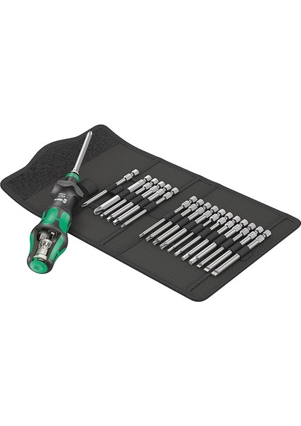 '05057483001 Kraftform Kompakt Turbo I Imperial 1 Dişli Tornavida Seti, 19 Parça