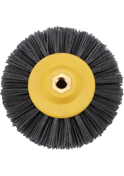 Adet 150X40MM x M14 P60 Naylon Aşındırıcı Tel Cilalama Fırçası Tekerleği Ahşap Mobilya Taş Antika Taşlama (Yurt Dışından)