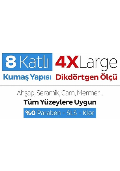 Easy Clean Çamaşır Suyu Katkılı Mopa Uyumlu Yer Temizlik Havlusu&mendili 50 Yaprak fırsatları