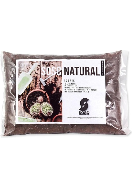 Mix Ithal Torf Cocopeat Perlit Özel Karışım Saksı Harcı Çiçek ve Bitki Toprağı 3 Lt fırsatları