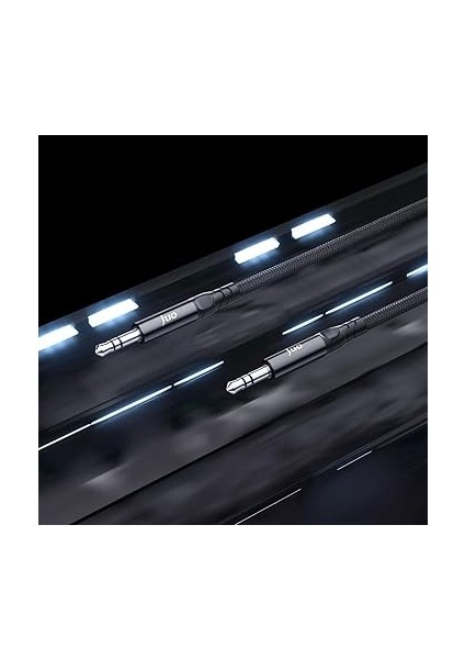 Stereo 3.5mm Trs Jack Örgülü Aux Ses Kablosu 1 Metre modelleri