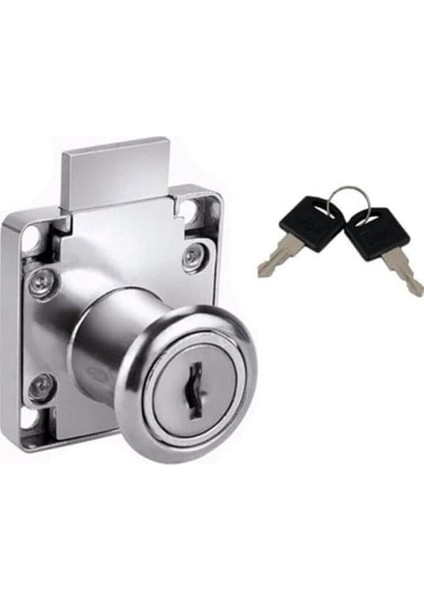 Home Metal Kare Dolap Çekmece Kilidi,yedek Anahtarlı Çekmece Dolap Kilidi (1)