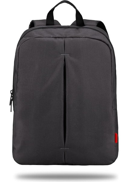 PR-R174 Roma Serisi Su Geçirmez Kumaş 17" Notebook Laptop Sırt Çantası, Gri