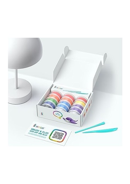 Clay Okyanus Seti - Hava ile Kuruyan 15 Kutu Kil Seti ve Şekillendirme Aletleri ile Eğlenceli ve Etkileşimli Talimatlar Uygulaması fiyatları