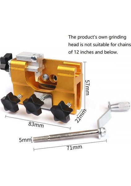 El ile Çalıştırılan Zincir Taşlama Makinesi Seti Taşınabilir Ev Tipi Testere Zincir Kelepçesi 1 Taşlama Kafası ile El ile Çalıştırılan Zincir Taşlama Makinesi (Yurt Dışından) modelleri