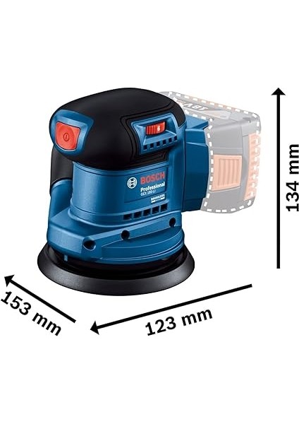 Professional Gex 185-LI Akülü Eksantrik Zımpara (18 Volt, Solo, Zımpara Tabanı Çapı: 125 Mm, 6.000-10.000 Dev/dak, Karton Kutuda, Akü ve Şarj Cihazı Dahil Değildir) modelleri