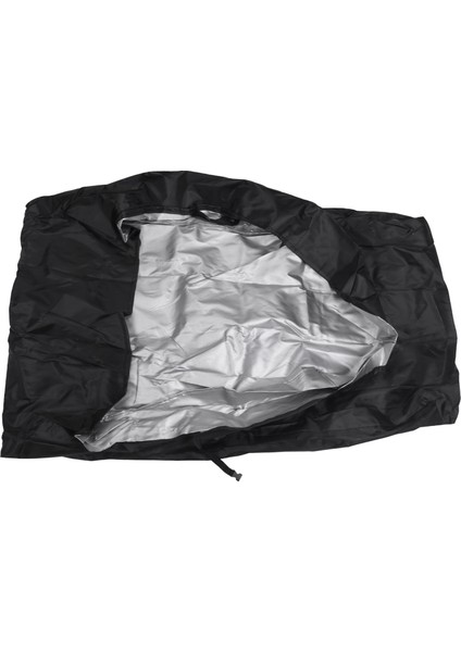 193X63,5X112 cm Siyah Evrensel Su Geçirmez Çim Biçme Makinesi Yağmur Örtüsü Bahçe Genel Boyutları Bağcıklı Hava Koruması (Yurt Dışından)