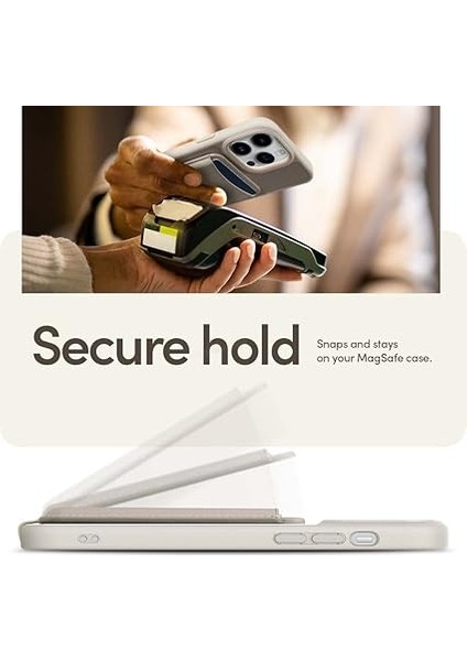 Ciel By Cyrıll iPhone Için Magsafe Özellikli Kartlı Manyetik Cüzdan Kajuk Mag Cream - AFA05260 indirimleri