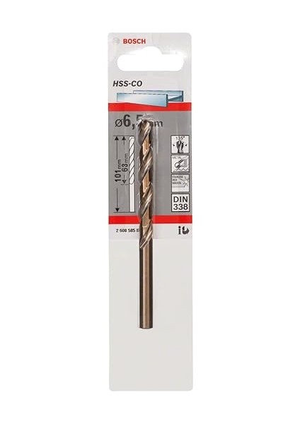 Accessories Profesyonel Metal Matkap Ucu Hss-Kobalt (Ø 6,5 Mm)