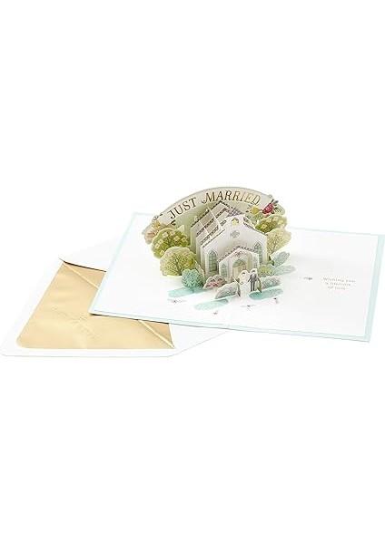 Signature Paper Wonder Pop Up Düğün Kartı (Happy Wedding Day) fırsatları