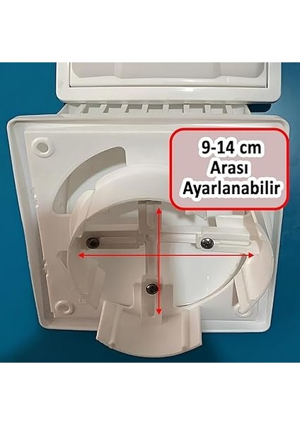 Çıkış Kapak Havalandırma Çekvalf Başlığı Haşere Önleyici Tek Yönlü Hava Çekimi Menfezi modelleri