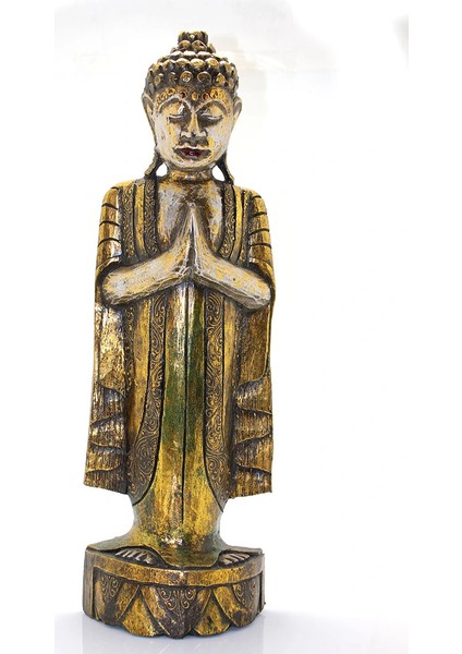 Ahşap Buda Figürü No:2