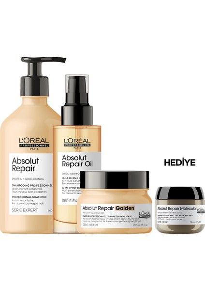 Serie Expert Absolut Repair Yoğun Onarıcı Saç Bakım Seti