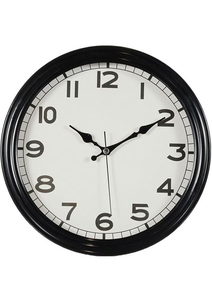 31 cm Sessiz Mekanizmalı Dekoratif Cam Duvar Saati