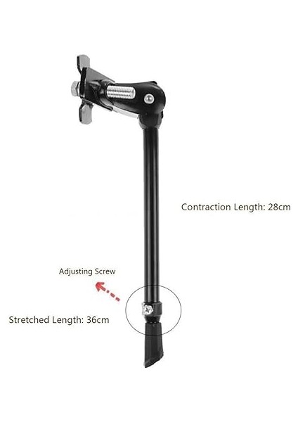 1 Bilgisayar Ayak Desteği Bisiklet Arka Montaj Yan Destek Bisiklet Park Rafı Alüminyum Ayaklık Bisiklet Tekme Standı Ayarlanabilir Stand Yan Duruş Dağınık Boncuklar Aksesuarlar fırsatları