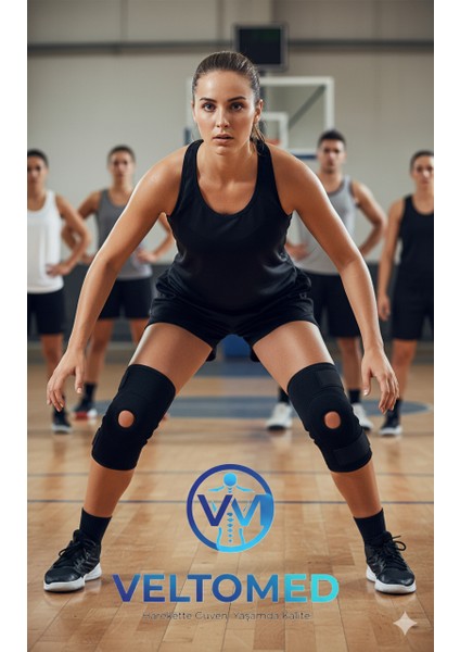 Patella Destekli Dizlik, Menisküs, Ağrı Giderir, Koruma Sağlar, Sıvı Kaybı, Bağ Zedelenmesi, Artrit Standart Beden