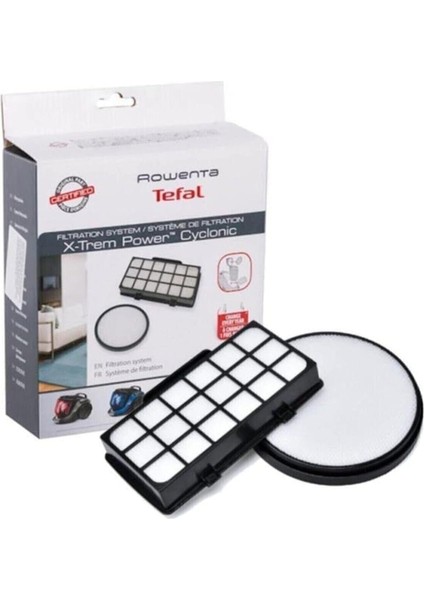 Hepa Filtre Seti Rowenta Row RO6954 Ea X-Trem Power Cyclonic Parquet ile Uyumlu
