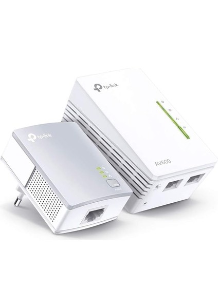 TL-WPA4220KIT 300MBPS AV600 Wi-Fi Powerline Extender Başlangıç Kiti, Kablosuz Menzil Genişletici