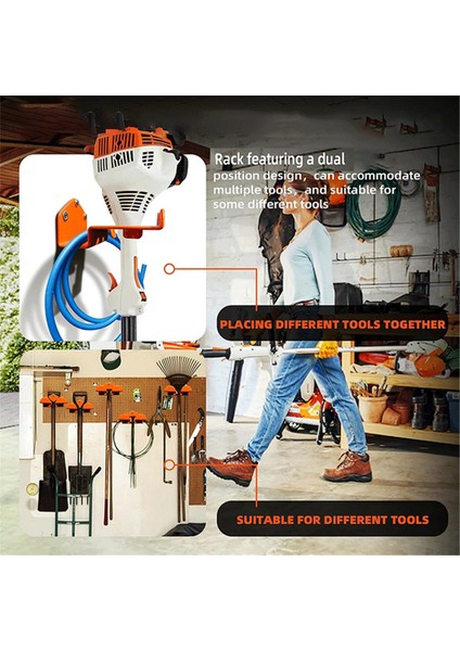 Garaj Duvar Kancaları 2 Adet Garaj Kancaları Yardımcı Çift Ağır Hizmet Tipi Duvara Monte Kancalar Garaj Depolama Düzenleme Alet Askıları (Yurt Dışından) indirimleri