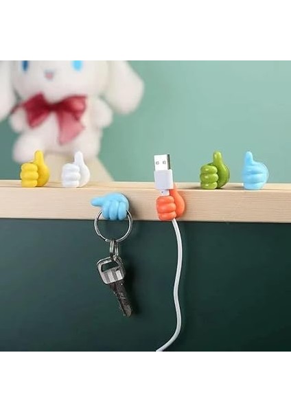 20’li Başparmak Tasarımlı Yapışkan Duvar Kancası – Kendinden Yapışkanlı Silikon Kablo ve Anahtar Askısı, Sevimli ve Pratik Askı Kancaları, Cam, Ahşap, Metal Yüzeyler Için Uygun fiyatları