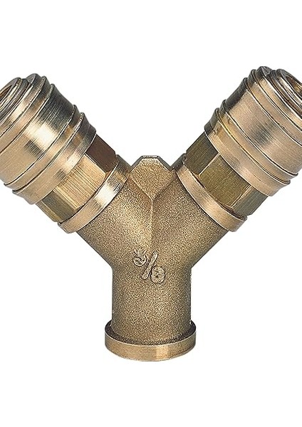 Einhell Çift Girişli Basınçlı Hava Çıkış Borusu C. R3/8" (Kompresör Aksesuarı, 2'li Hava Dağıtıcı, 2x Hızlı Bağlantı, Pirinçten) - 4139680 indirimleri