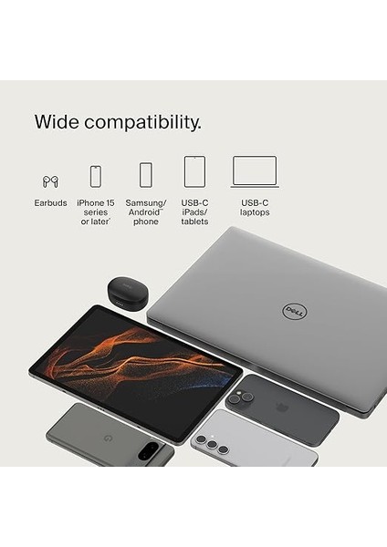 Boost Charge Örgülü Usb-C, Hızlı Şarj Cihazı, Usb-C Şarj Kablosu, iPhone 16, 15, Samsung Galaxy S24, S23, Pixel, Ipad, Macbook, Nintendo ve Daha Fazlası Için, 1 Metre, 2'li Paket, Beyaz indirimleri