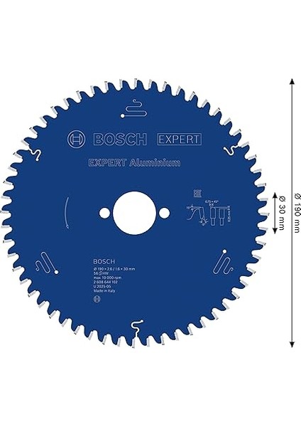 Professional Accessories Daire Testere Bıçağı, 2608644095 Alüminyum_parent 165 mm Için, 2608644102 modelleri