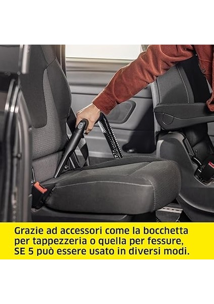 Se 5 Elektrikli Süpürge, Çok Fonksiyonlu 3'ü 1 Arada Ürün, Halı ve Sert Zeminler, Konforlu 2 Tank Sistemi, Beyaz indirimleri