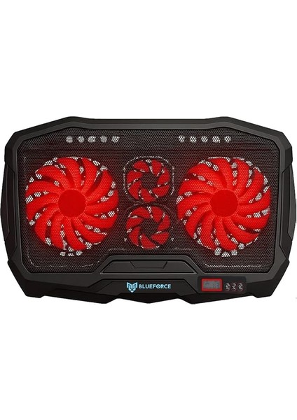 Speeder Sx-15 4 Adet Fanlı 9"-17" Inç Ledli LCD Kontrol Panelli Standlı Notebook Laptop Soğutucu