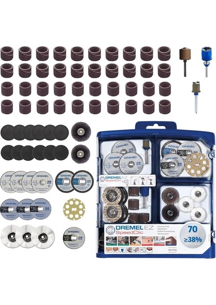 725 Ez Speedclic Aksesuar Seti, 70 Parçalı