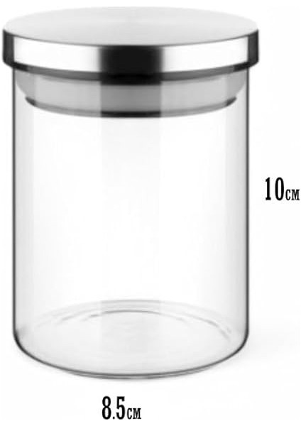 300 ml Vakumlu Metal Kapaklı Borosilikat Cam Kavanoz (8.5CM*10CM) 1 Adet fiyatları