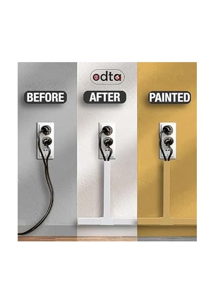 4 Metre (12X12MM) Kendinden Yapışkanlı Kablo Kanalı | 4m (10 Adet x 40CM) Kablo Gizleyici indirimleri