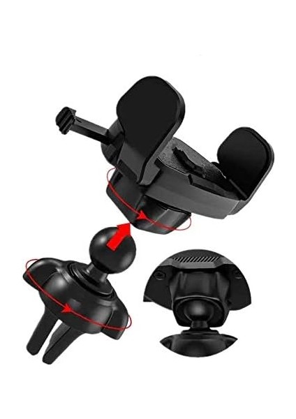 Case Araç Içi Telefon Tutucu Otomatik Tutucu 360 Derece Dönebilen 4-6 Inç Tüm Cihazlar Için Uygun Yüksek Kalite Güvenli Kullanım fırsatları