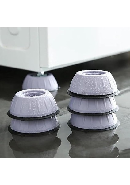 Gürültü Engelleyici ve Kaymaz Titreşim Önleyici Kauçuk Ayak Pedleri Çamaşır Makinesi Stoper 4'lü Set fiyatları
