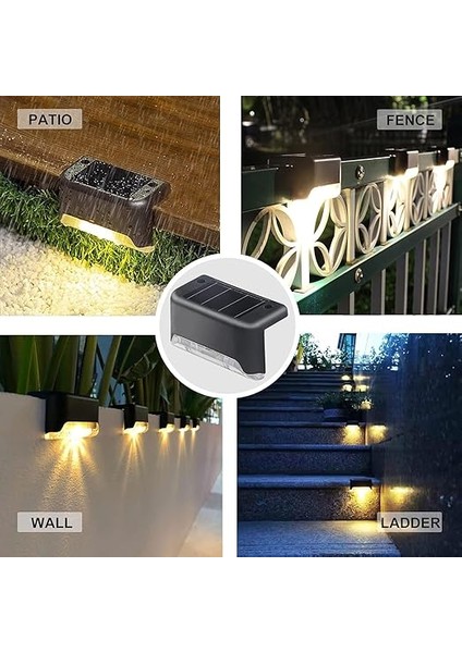 4'lü Solar Enerjili Bahçe Işıklandırmak Için Lamba Dış Mekan Işık Uygun Güneş Enerjili Aydınlatma Piknik Kamp Tatil Için Bahçe, Veranda, Havuz Kenarı Aydınlatması Sm-4 fiyatları