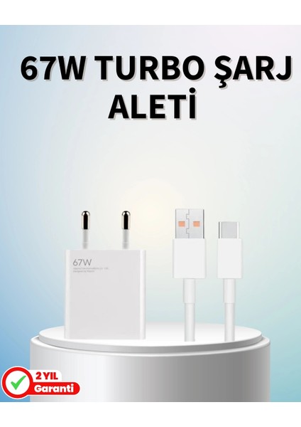 Buğz 67 Watt Güçlü Şarj Aleti Samsung S23 Ultra S24 Uyumlu