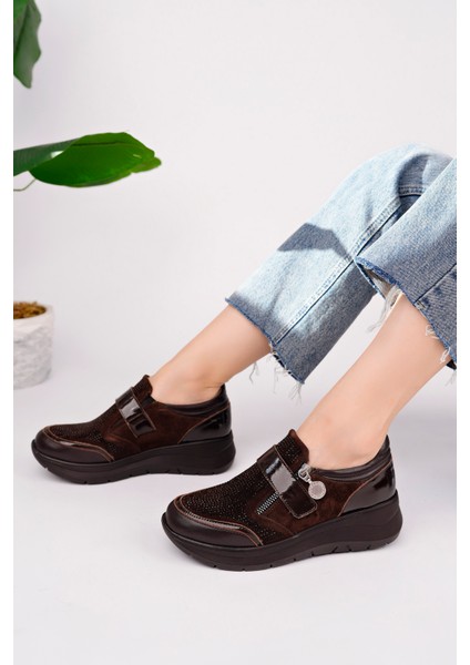 Kadın Kahve Hakiki Deri Casual Ayakkabı fiyatları