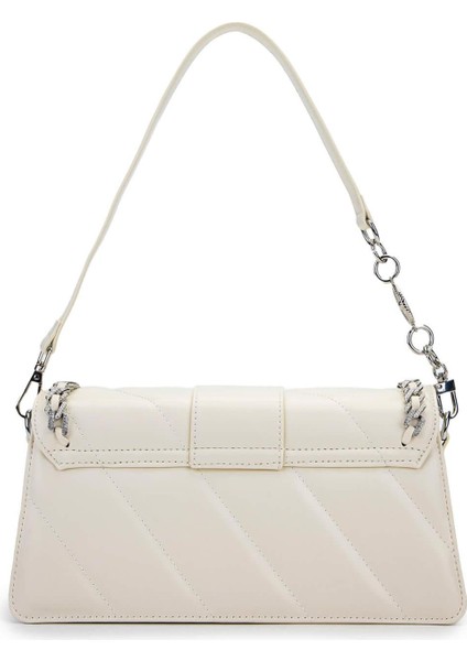 C1002 Kadın Taşlı Omuz Çantası Beyaz modelleri