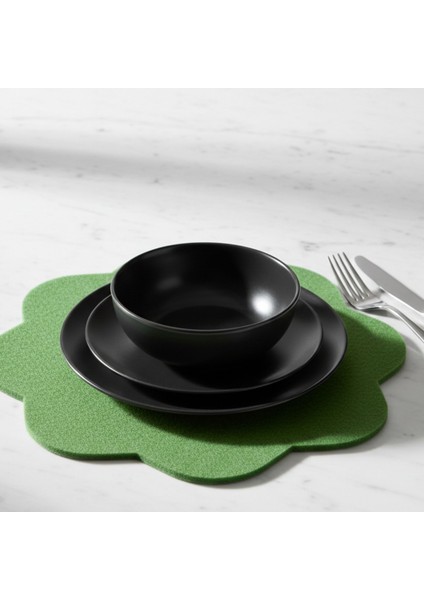 2 Adet Keçe Amerikan Servis-Kolay Silinebilir SUPLA-33X33 Cm-Sekizgen Çiçek Desenli fiyatları